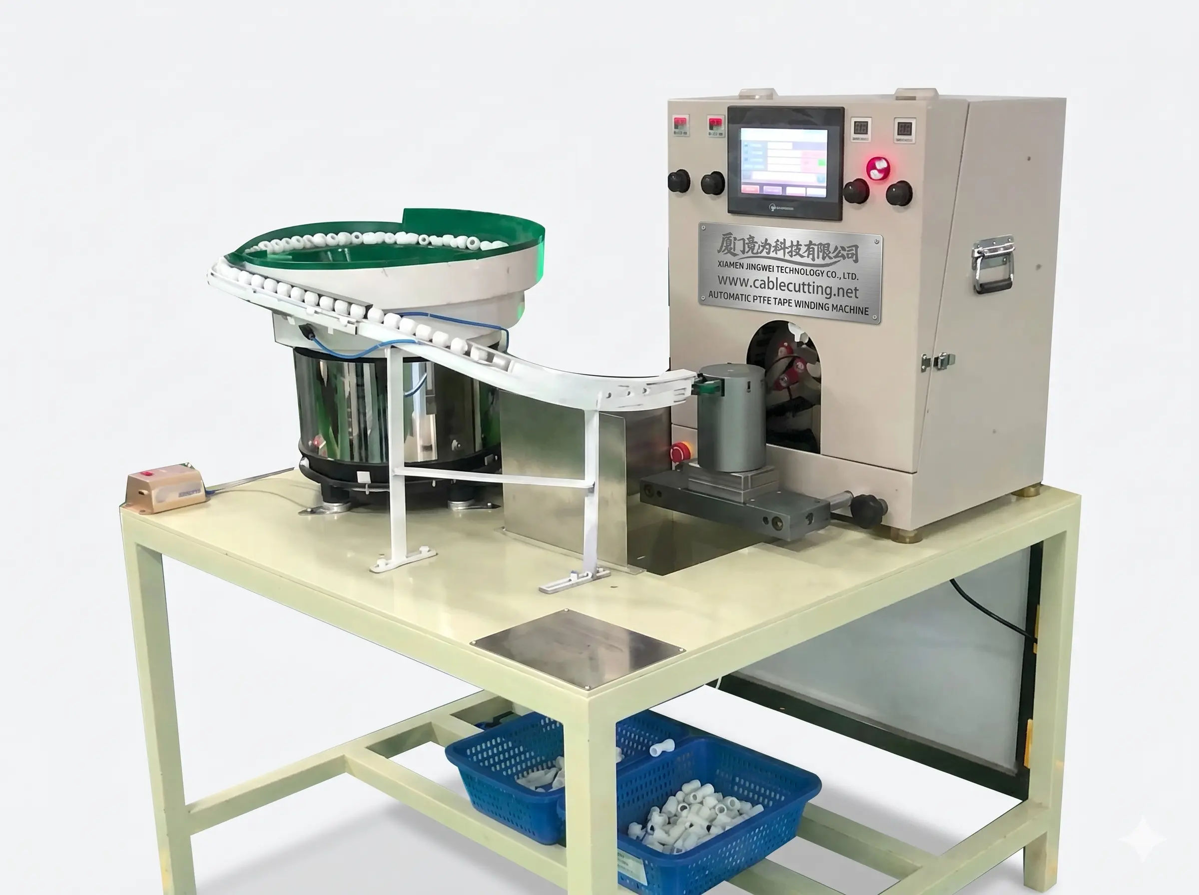 Automatische PTFE-Band-Wickelmaschine WPM-1310 – Hochpräzise Kabelverarbeitung