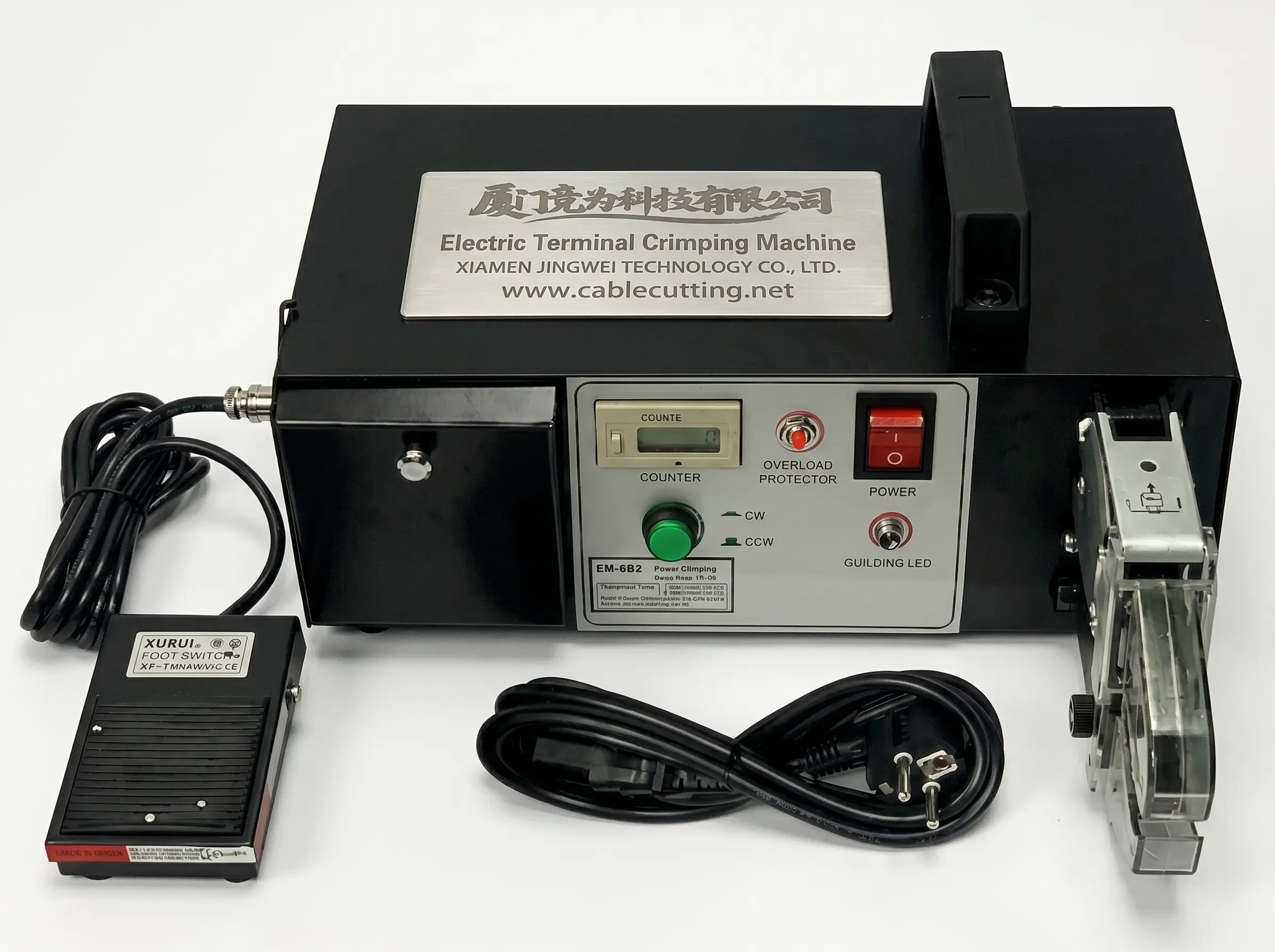 Elektrische Crimpmaschine EM-6B1 – Hochpräzise Kabelverarbeitung von JINGWEI