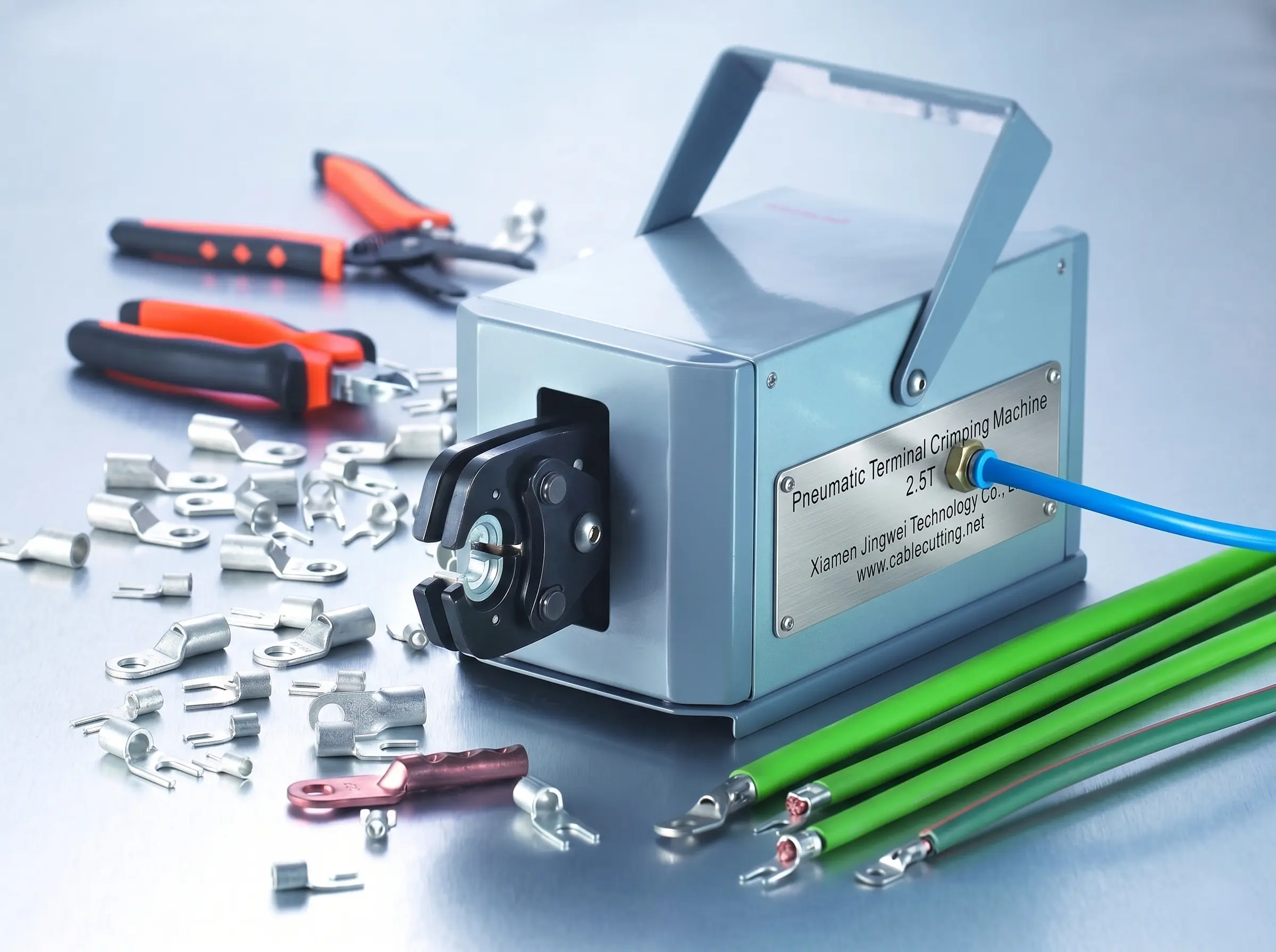 Pneumatische Anschluss-Crimp-Maschine WPM-50L – Hochpräzise Kabelverarbeitung