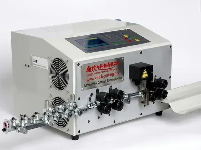 Vollautomatische Drahtschneide- und Abisoliermaschine 25mm² WPM-MAX1-8
