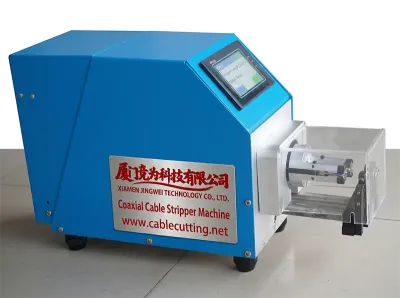 Automatische Koaxialkabel-Abisoliermaschine WPM-28 - Drahtschneide- und Abisoliermaschine