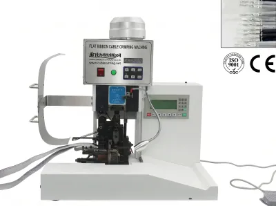 Halbautomatische Flachkabel-Crimpmaschine für 2P-20P Kabel WPM-FCCM-18