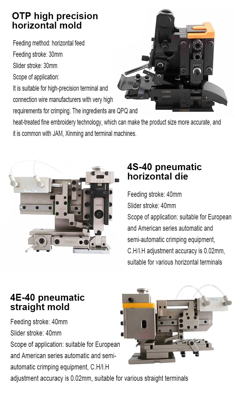 OTP hochpräzise horizontale Form, Drahtklemmen-Crimp-Applikator, Anschlusspresswerkzeug, Anschluss-Crimp-Applikator