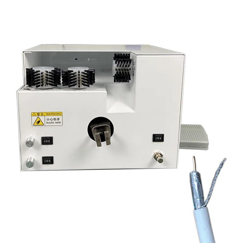 Multi-Core Twisted Pair Cable Machine Shielded Wire Divider Machine, Shielded Wire Brush & Twist Machine Braided Wire Brushing And Twisting Machine, Wire Harness Brushing And Twisted Wire Machine Mehradrige Twisted-Pair-Kabelmaschine, abgeschirmte Drahtteilmaschine, abgeschirmte Drahtbürste und Twist-Maschine, geflochtene Drahtbürste und Verdrillungsmaschine, Kabelbaumbürste und verdrillte Drahtmaschine
