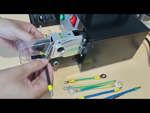 Crimpmaschine für Kabelschuhe – Kaltpressen Terminal Crimper | Profi-Werkzeug
