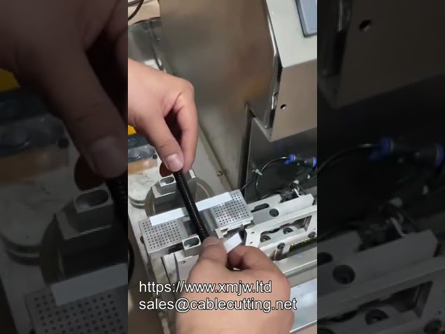Automatische Selbstklebe-Etikettiermaschine für Kabelbäume, Schläuche und Drähte – Flachetiketten-Applikator