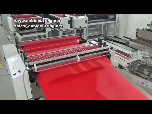 Automatische Schneidemaschine | Vliesstoff, PE-Folie, Bubble-Folie & Leder präzise schneiden