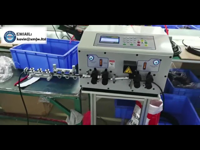 Hochgeschwindigkeits-PVC-AbisolierMaschine mit Sicherheitsabdeckung – Qualitäts-Kabelfertigungsanlage