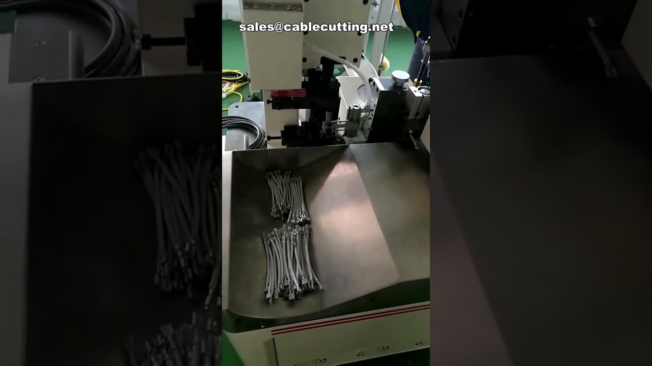 Automatische Flachbandkabel-Crimp- und Anschlusspressmaschine für Doppelenden