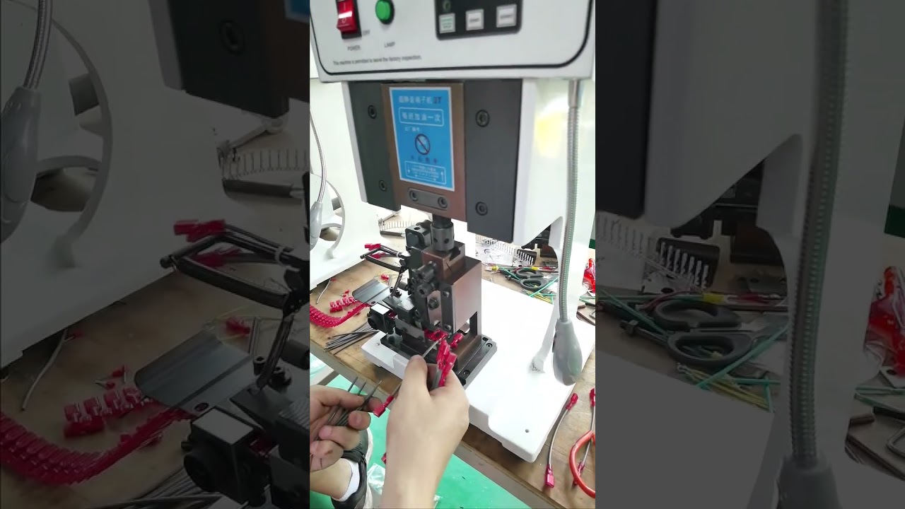 110V 2T Terminalmaschine – Export-Proofing-Video | #Terminalmaschine #Kabelabisolierer #Fabrikautomation
