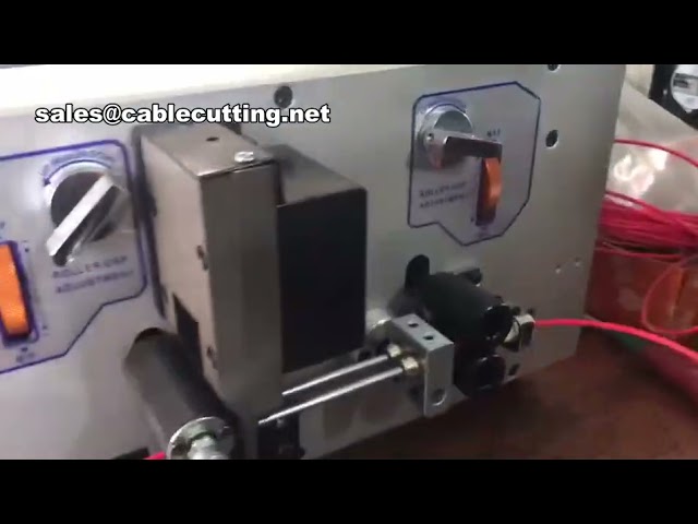 Ringseil-Abisolier- und Schneidemaschine mit Verdrehfunktion | Automatische Drahtverarbeitung