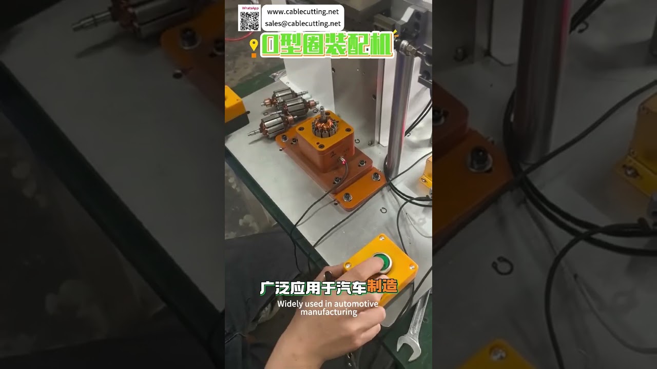 Hochpräzise O-Ring-Montagemaschine mit Mehrfachspezifikation – Schnelle Einrichtung & intelligente Fehlererkennung für automatisierte Produktion