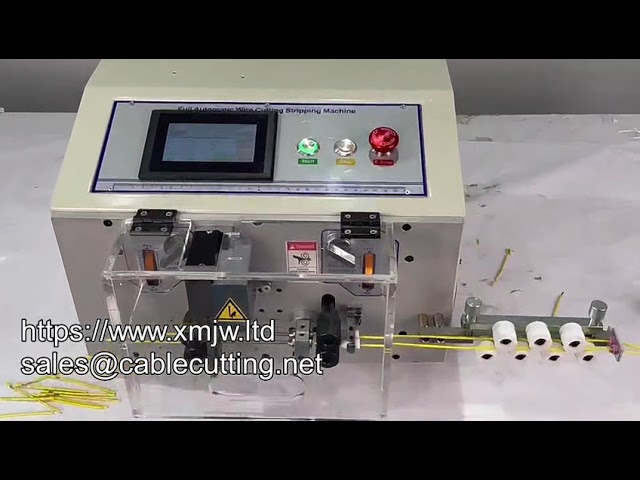 WPM 02b: Effiziente 25mm2 Drahtschneide- und Abisolier maschine für industrielle Kabelverarbeitung