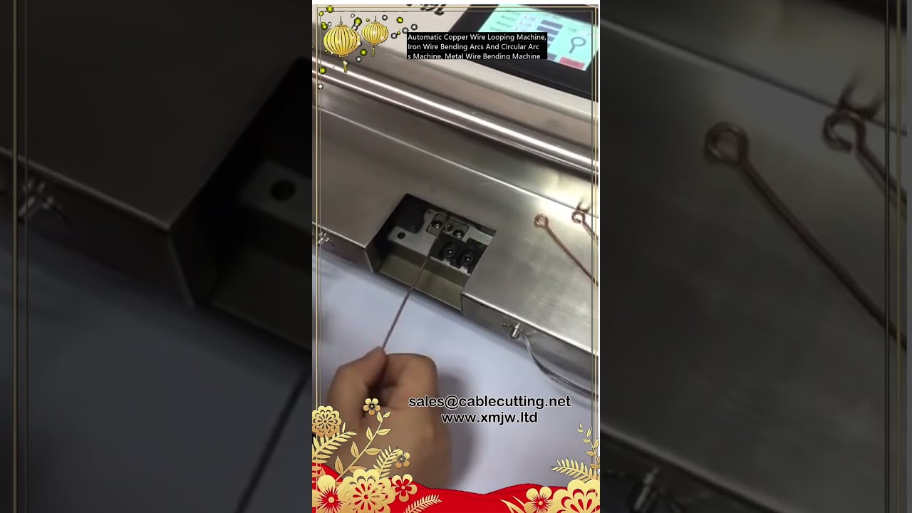 Automatische Kupferdraht-Schlaufenmaschine | Biegemaschine für Eisen- und Kupferdrahtbögen