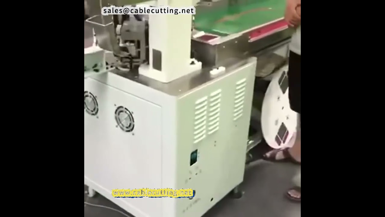 Automatische Abspul-, Schneid-, Abisolier- und Crimp-Maschine | Effiziente Drahtverarbeitung
