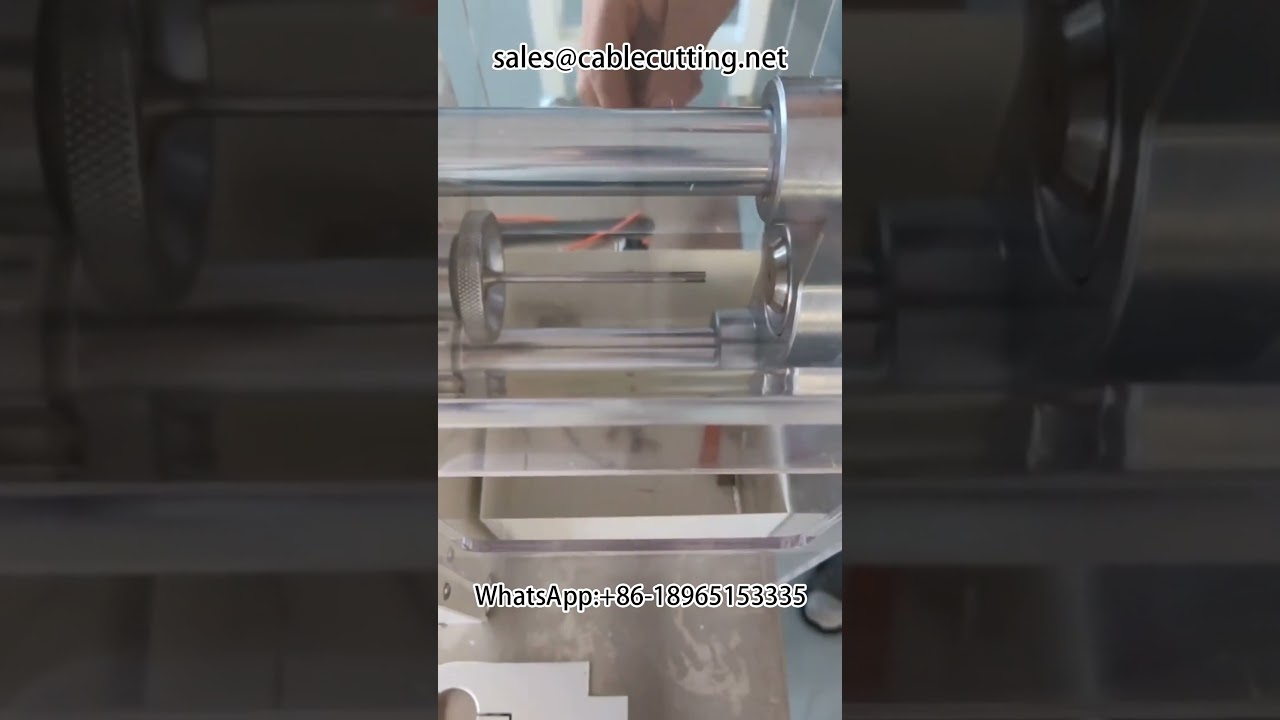 Halautomatische Schneidemaschine für Metallschutzgeflechte – Effiziente EV-Kabelbaumproduktion