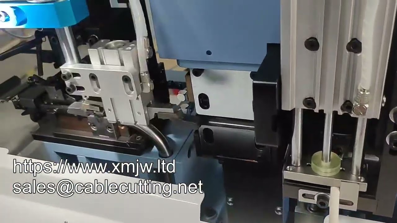 Automatische Mehrleiter-Kabel Abisolier- und Crimp-Maschine | Schneiden, Abisolieren, Pressen