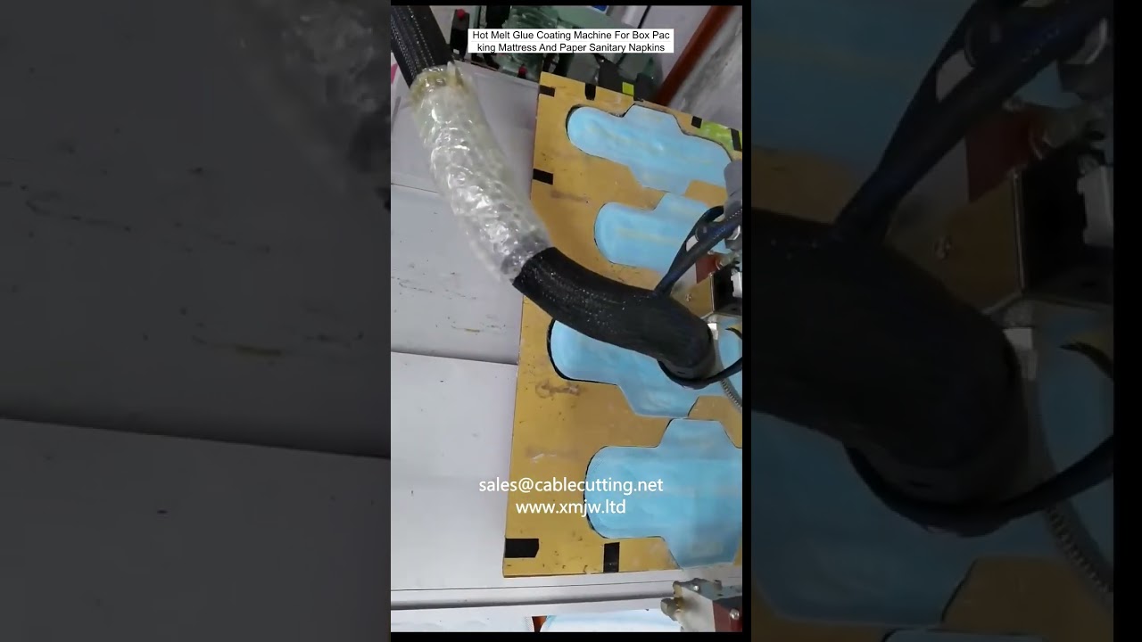 Hot Melt Glue Coating Machine For Box Packing Mattress And Paper Sanitary Napkins