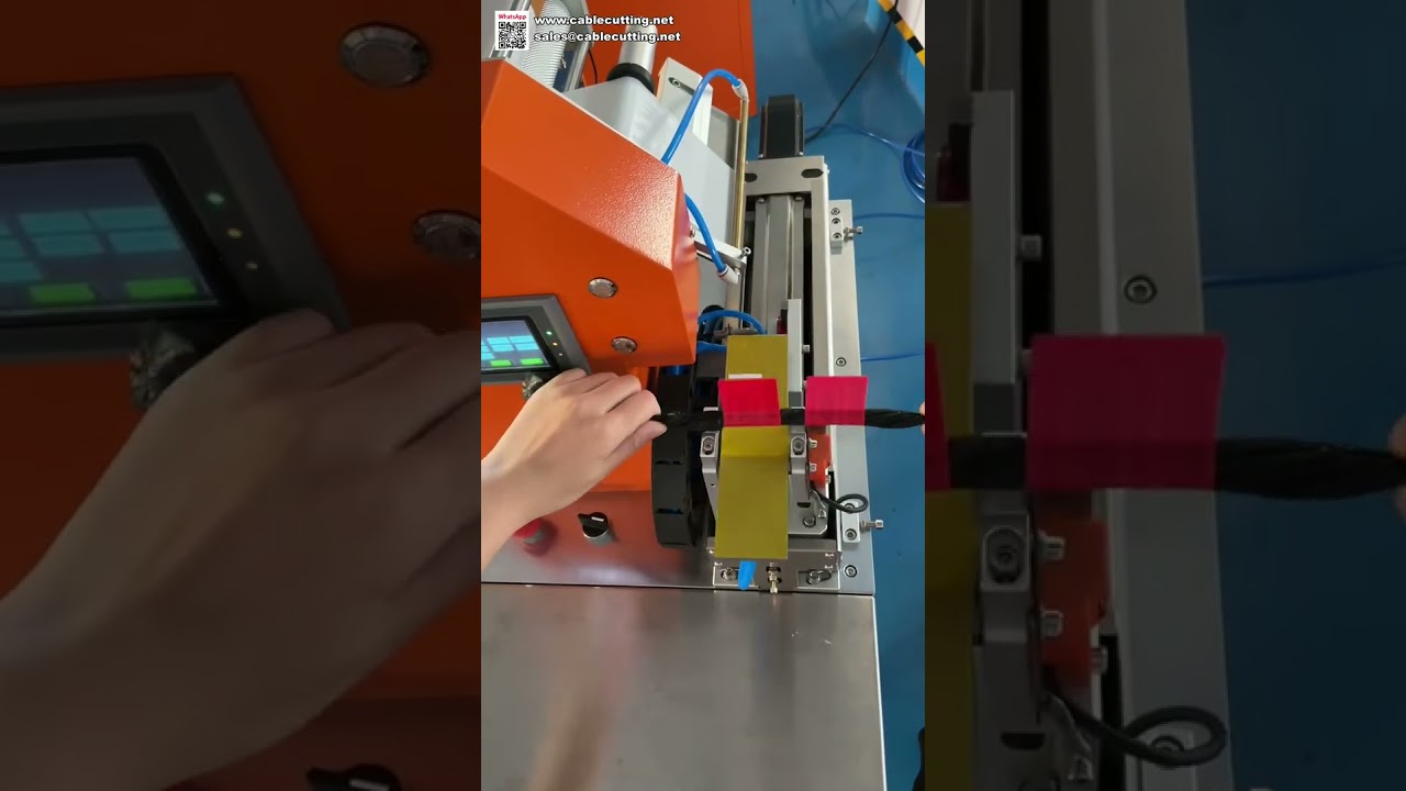 Flexible Kabelfalt-Etikettiermaschine für verschiedene Kabeltypen – Sticker-Applikator