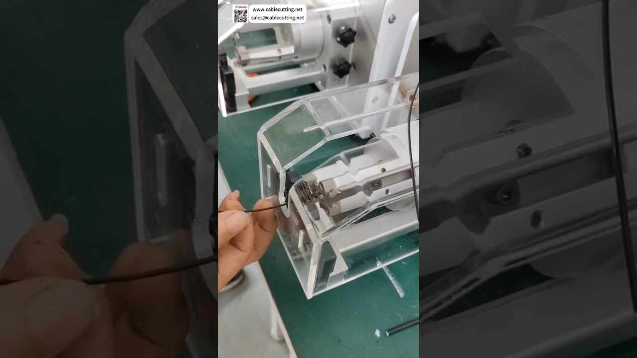 Koaxial-Teflonkabel-Abisolierer mit rotierender Klinge – Null Schaden am Innenleiter