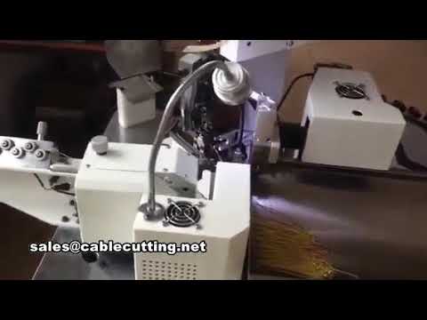 Automatische Ein-Kopf-Verdrill-Crimp-Maschine für ultrakurze Drähte