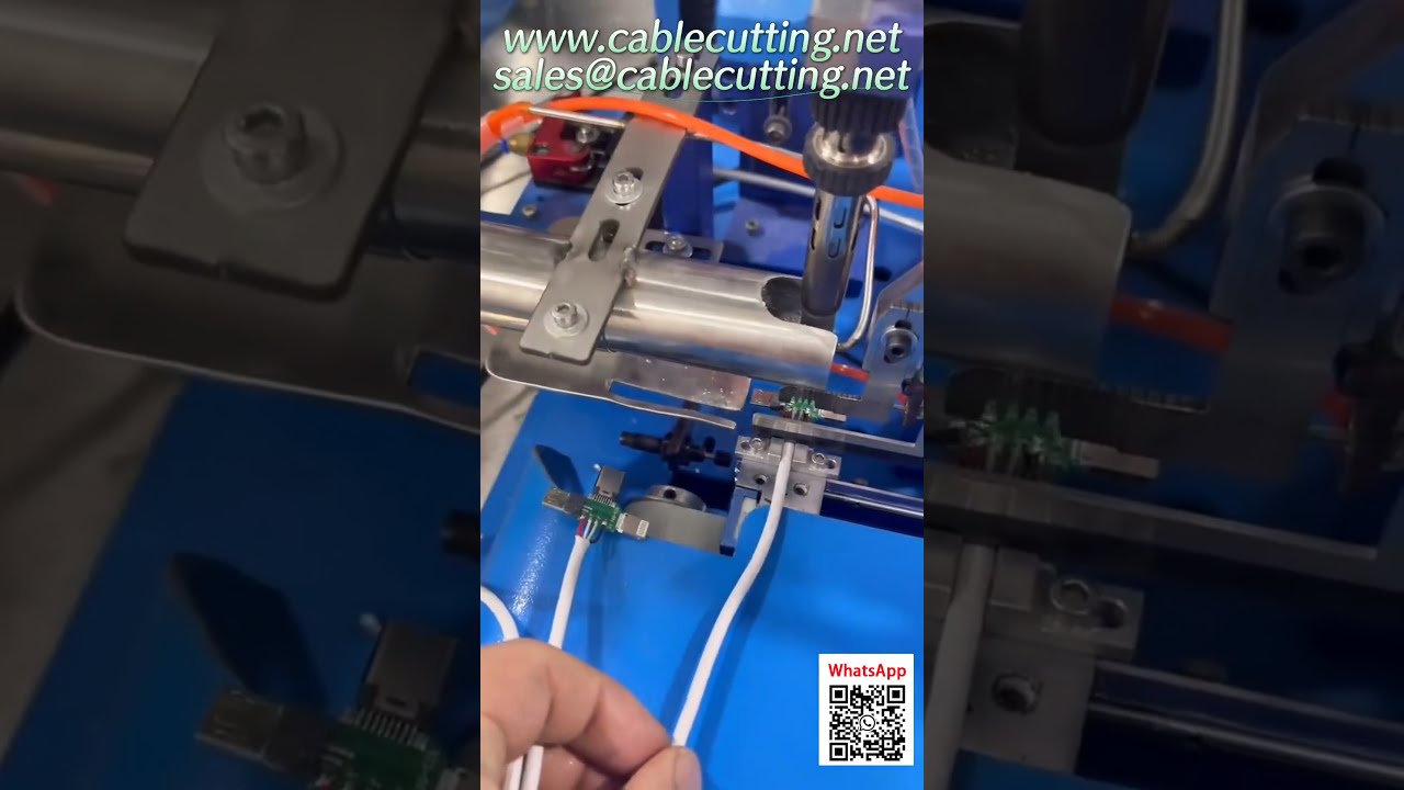 Automatische Drahtschneid- und Abisolier-Maschine mit Coil-Verpackung – Effiziente Kabelverarbeitung