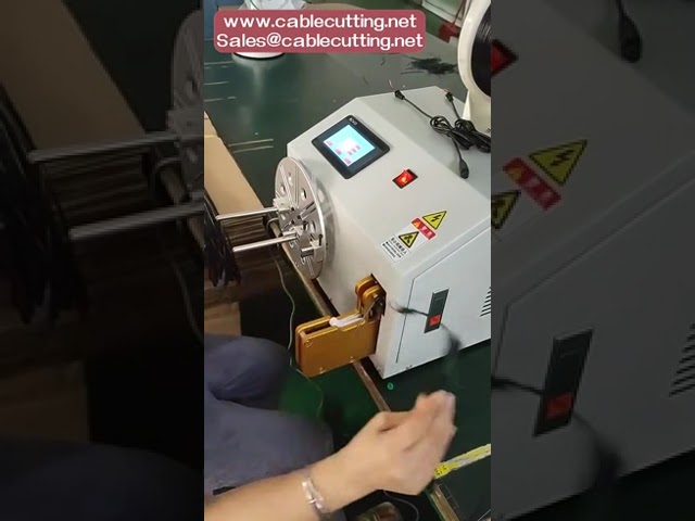 Automatische Kabelwickel- und Bindemaschine für Stromkabel