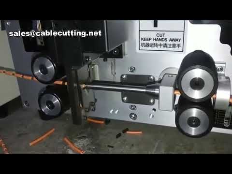 Automatischer Kabelschneider und -abisolierer mit Fensterstreifen-Schneidfunktion