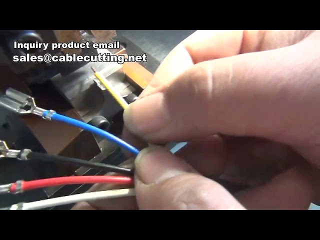 Professionelle Crimpmaschine für Kabel & Terminals – Präzises Abisolieren und Crimpen