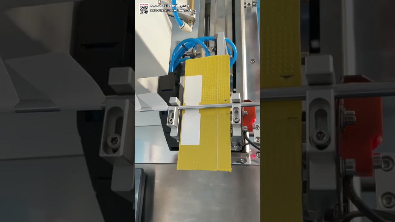 Automatische Etikettiermaschine für Stahlrohre - Faltetikettenspender für industrielle Hardware