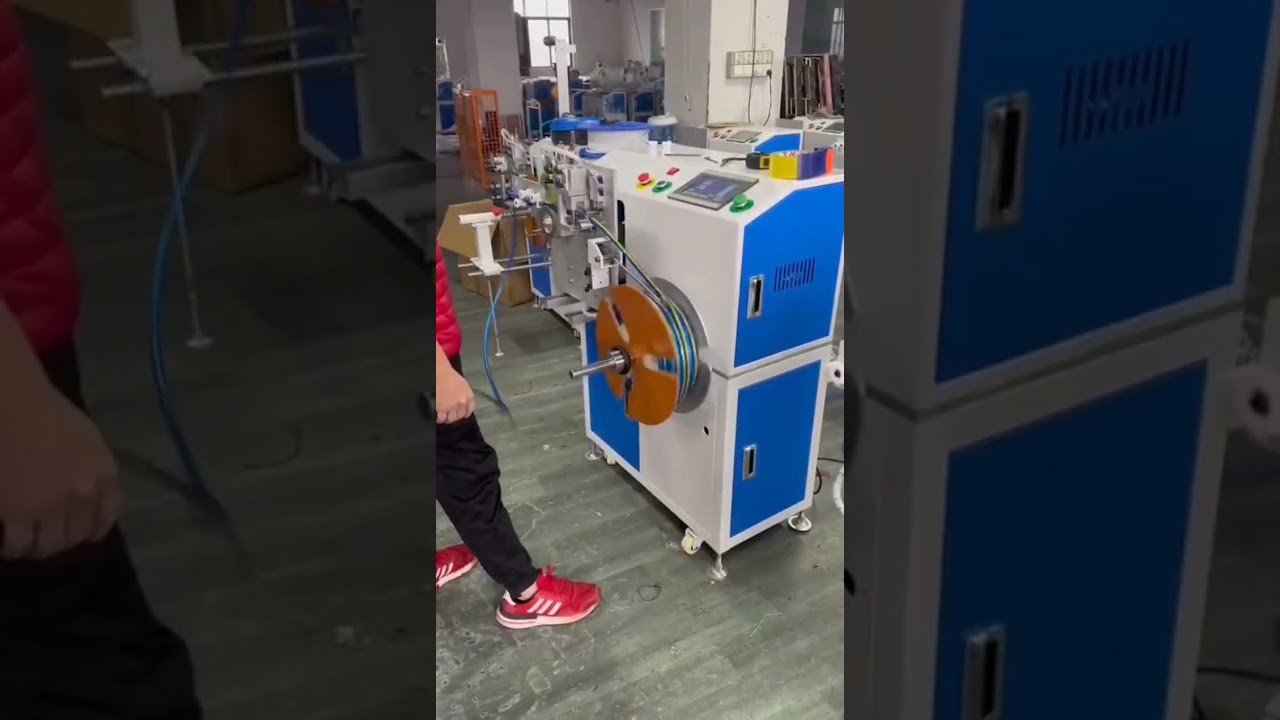 Live-Demo: Automatische Meterzähl-, Sortier-, Schneid- & Schlauchwickelmaschine für Druckluftschläuche #Fabrikautomation