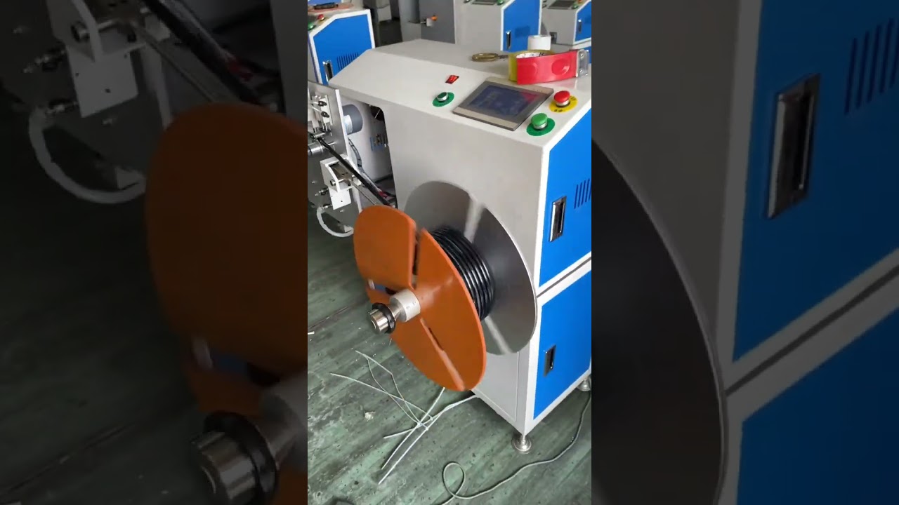 Automatische Zähl-, Sortier-, Schneid- und Aufwickelmaschine für PVC/Gummischläuche (1–16 mm Durchmesser)