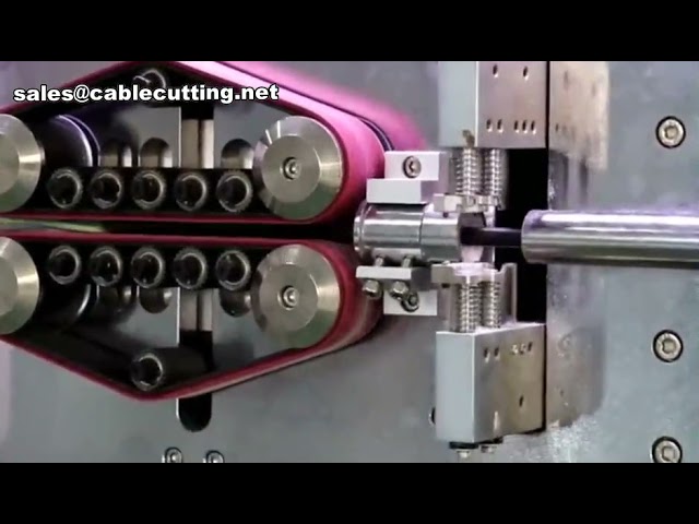 Professionelle Abisolier- und Abmantelmaschine für mehradrige Kabel – Effiziente Drahtbearbeitung