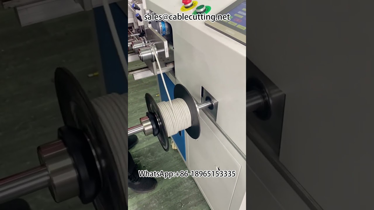 All-in-One Maschine: Draht wickeln, schneiden & Meter zählen – Große Rollen in kleine Spulen aufteilen