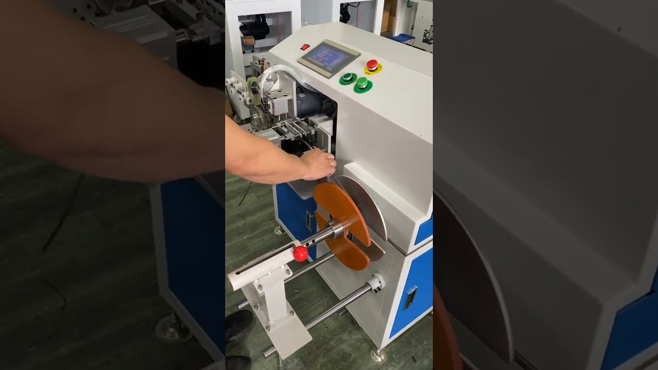 Automatische Doppelend-Drahtverarbeitungsmaschine: Zählen, Sortieren, Abisolieren, Schneiden, Wickeln & Spulen