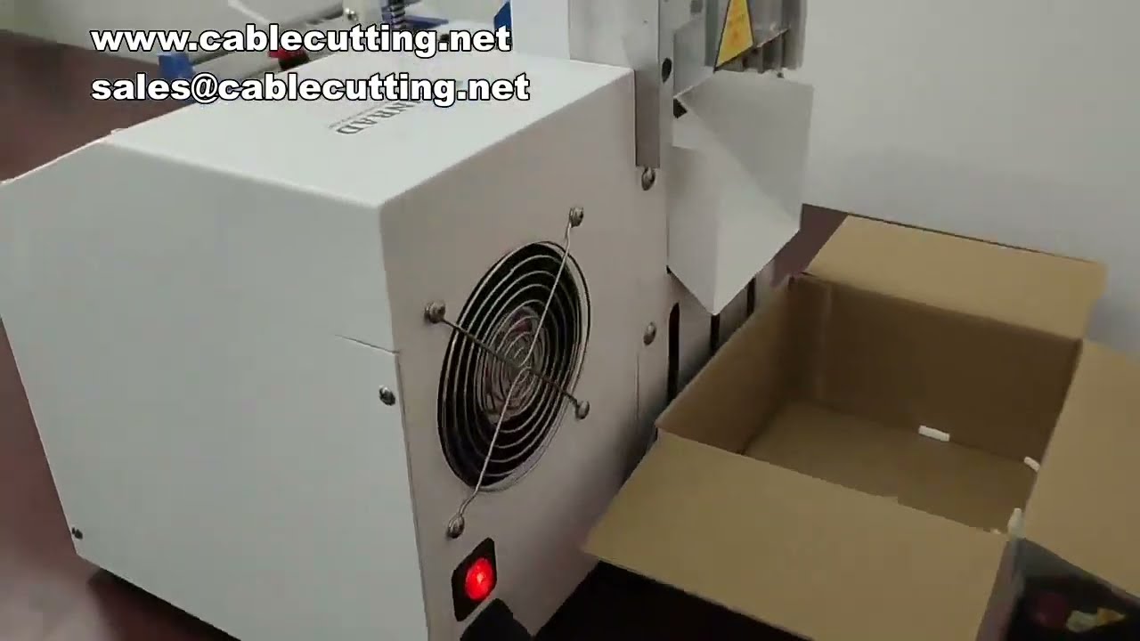 Präzise Rohrschneidemaschine für PVC und Schrumpfschläuche – Mikroautomatisch