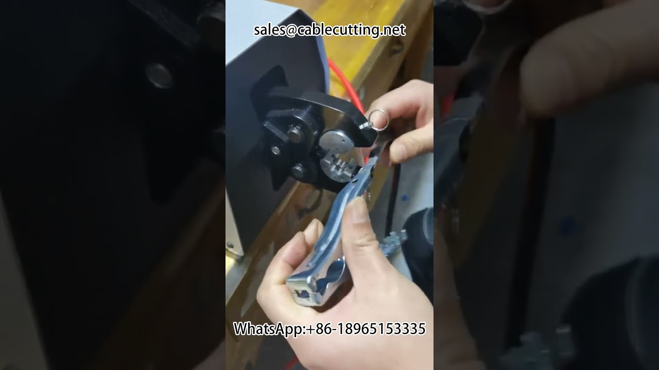 Pneumatische Crimpmaschine für Krokodilklemmen – Effiziente Automatisierungslösung