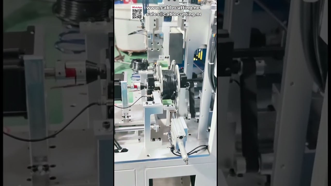 Effiziente Drahtverarbeitung: Automatische Meterzähl-, Wickel- und Bindemaschine