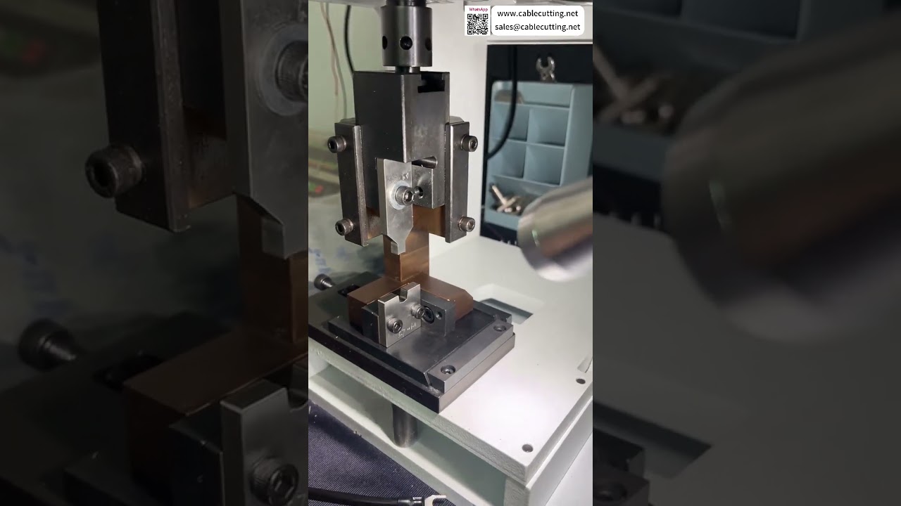 Ultra-leise Terminal-Crimp-Maschine mit Einzelwerkzeug-Ausgabe und benutzerdefinierten Einstellungen