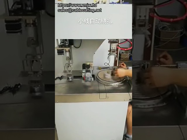 Automatische Drahtbindemaschine für Kabelspulen – Wickel- und Bindesystem (Twist Tie)