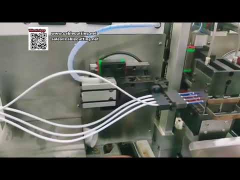 Vollautomatische Doppelkopf-Löt- und Verzinnungsmaschine für ummantelte Kabel