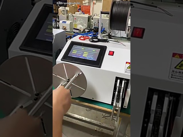5-80 mm automatische Kabelwickelmaschine, Netzkabel-Bindemaschine, USB-Datenkabel-Wickler – AC