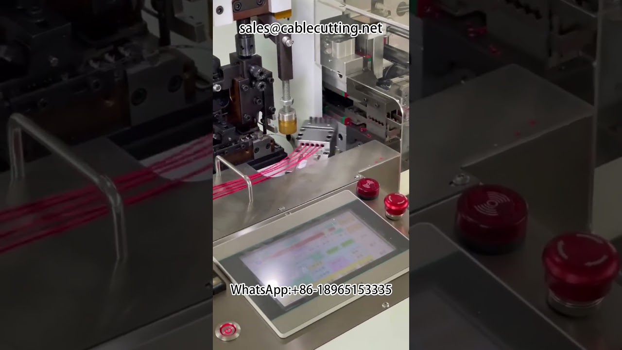Endverzinnungsmaschine: Kabelabisolieren, Richten & Schneiden für die Fabrikautomatisierung