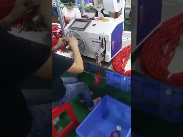 Automatische Drahtspulenwickel- & Kabelbindemaschine