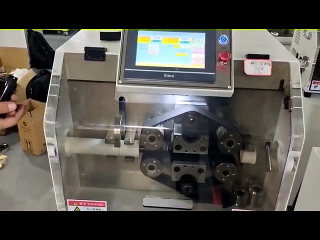 Neue automatische Wellrohr- und Kunststoffschlauch-Schneidemaschine – Präziser Rundschnitt für die Industrie