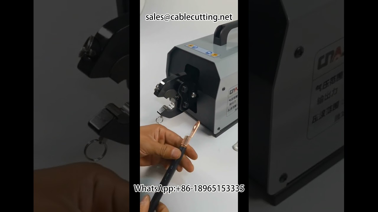 120L pneumatische Crimpzange für Phoenix Open Nose 300A – einmalige Formgebung für perfekte Verbindungen