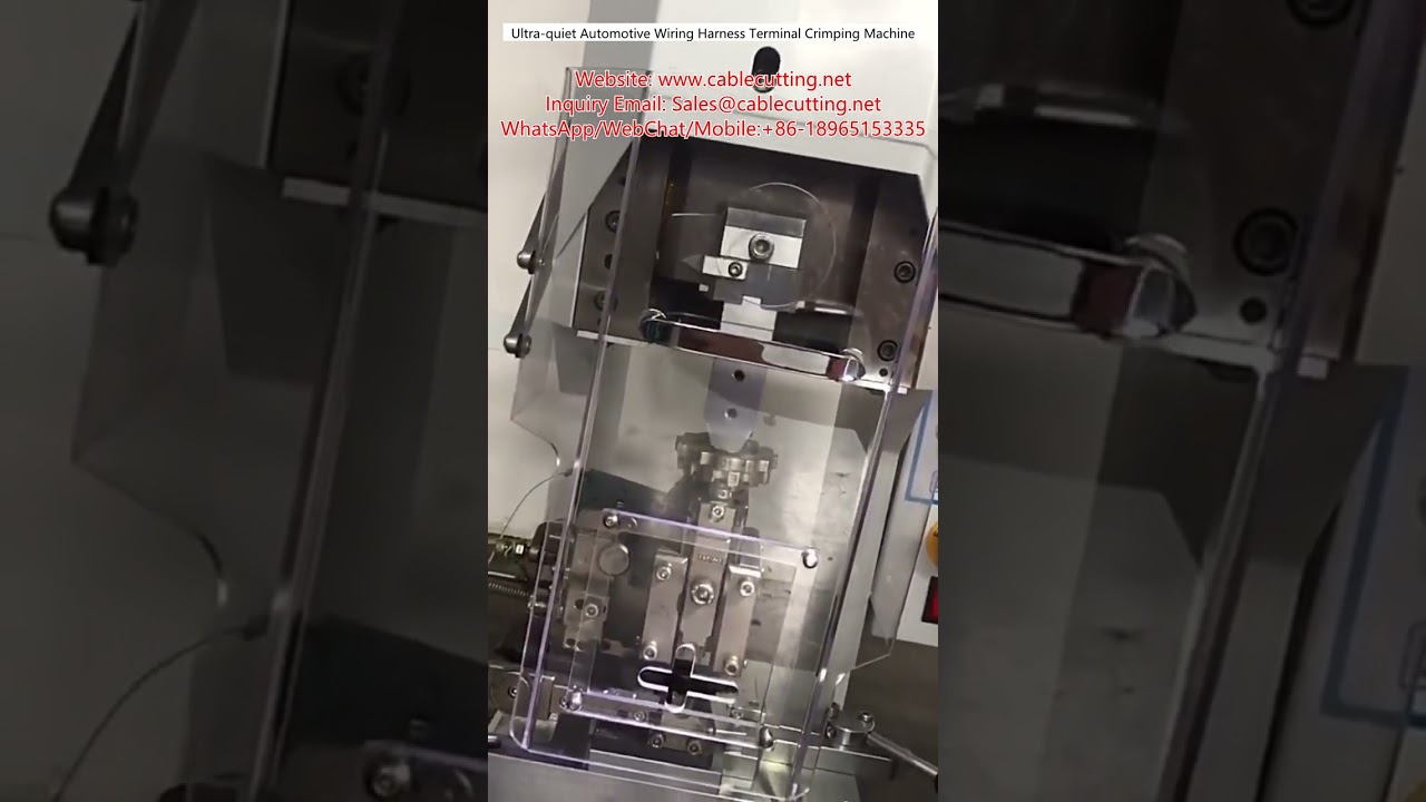 Ultra-leise Kfz-Kabelbaum-Crimpmaschine: Hochpräzise & leise