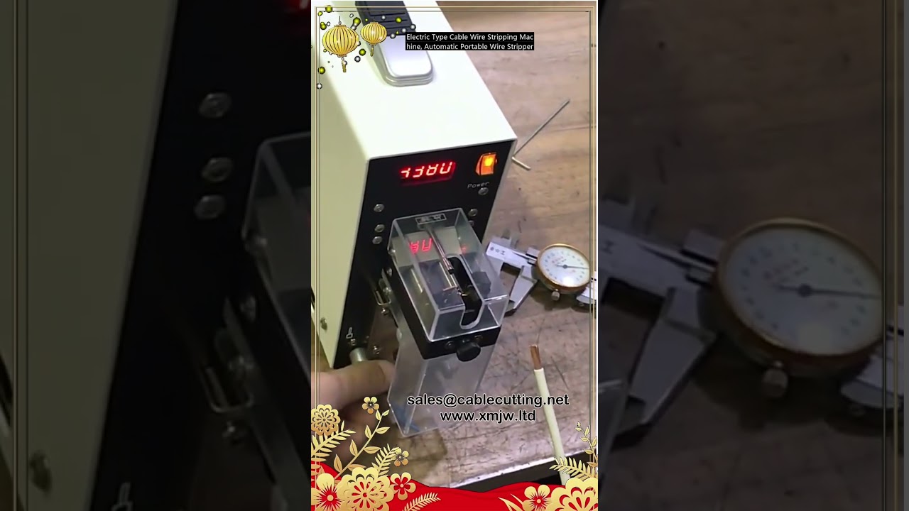 Automatische elektrische Kabelabisolier-Maschine – Tragbarer Drahtabisolierer für Profis