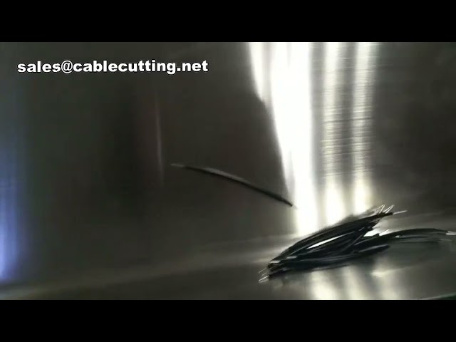 Rotations-Abisolier maschine für Koaxialkabel und Kupferdraht – Halbautomatisch, effizient