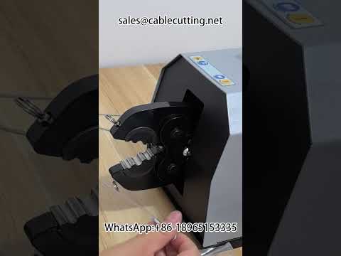 Pneumatische Kabelschuh-Crimp-Maschine | 9 Tonnen Presskraft für 300 mm² Querschnitt